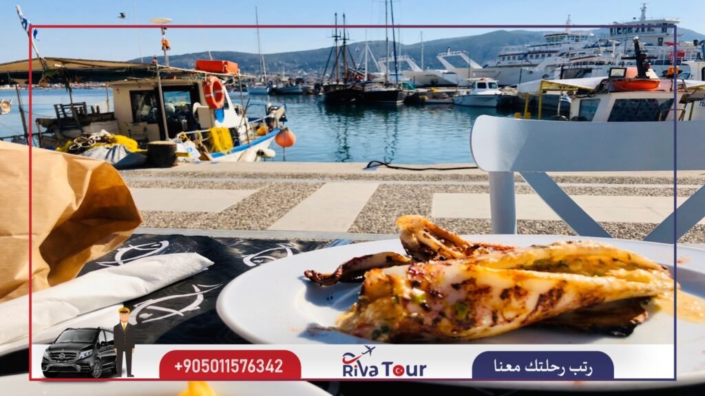 استراحة الغداء على متن السفينة